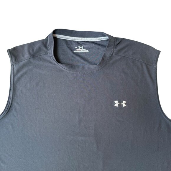 Under Armour Tank Top Mens Large Gym Running  Lightweight Stretch Sleeveless - Picture 2 of 5